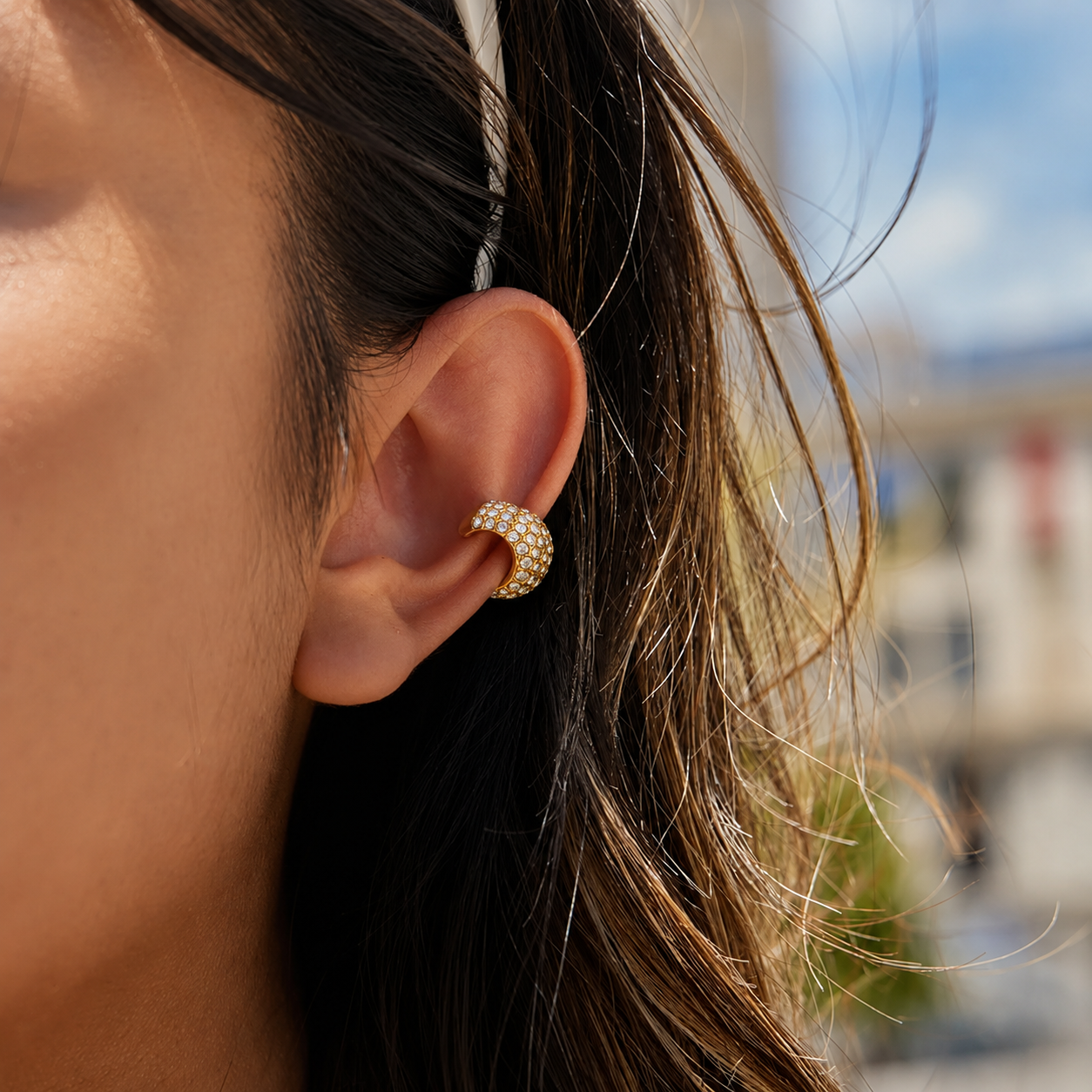 Stella Pavé Ear Cuff