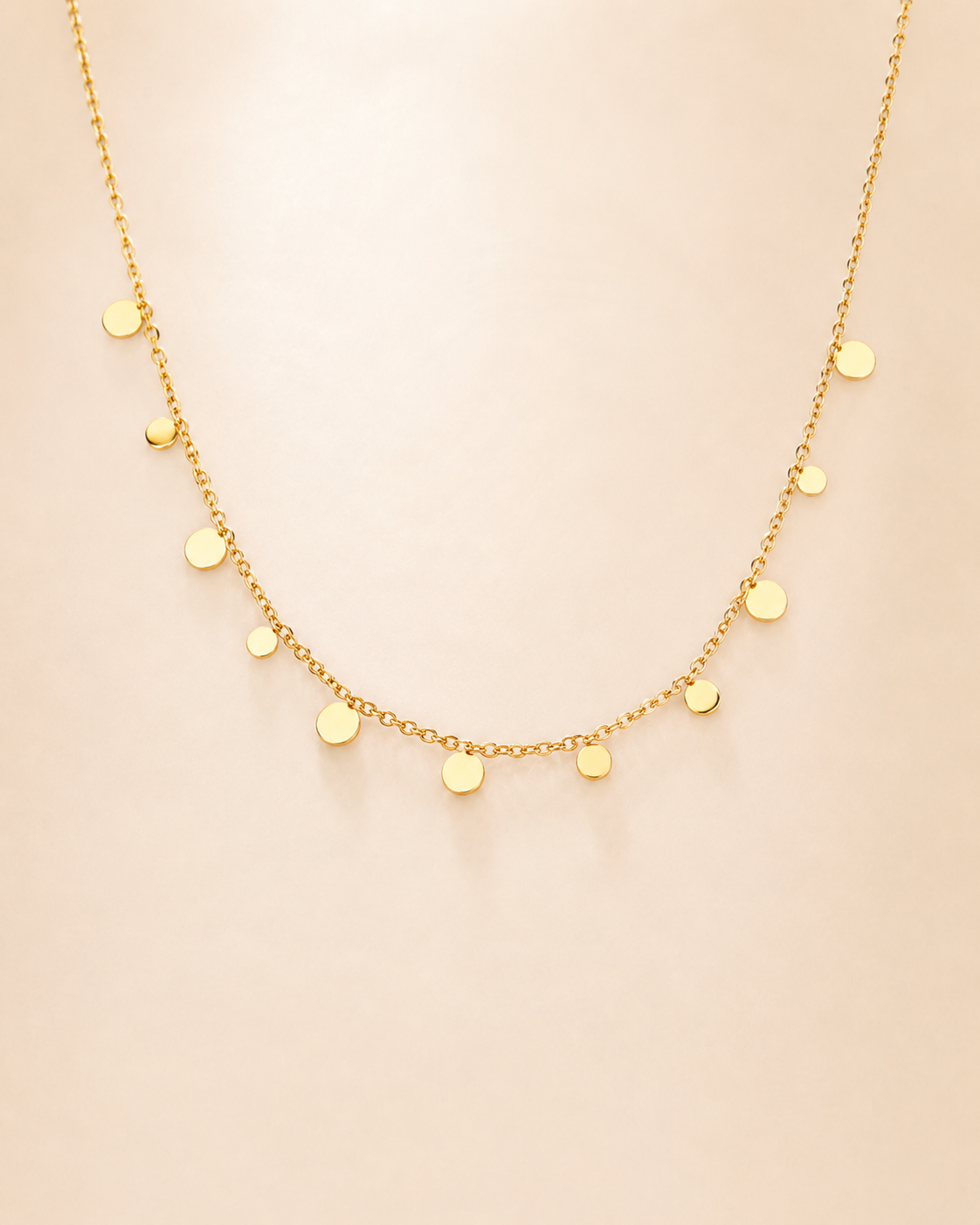 Disc Charm Necklace