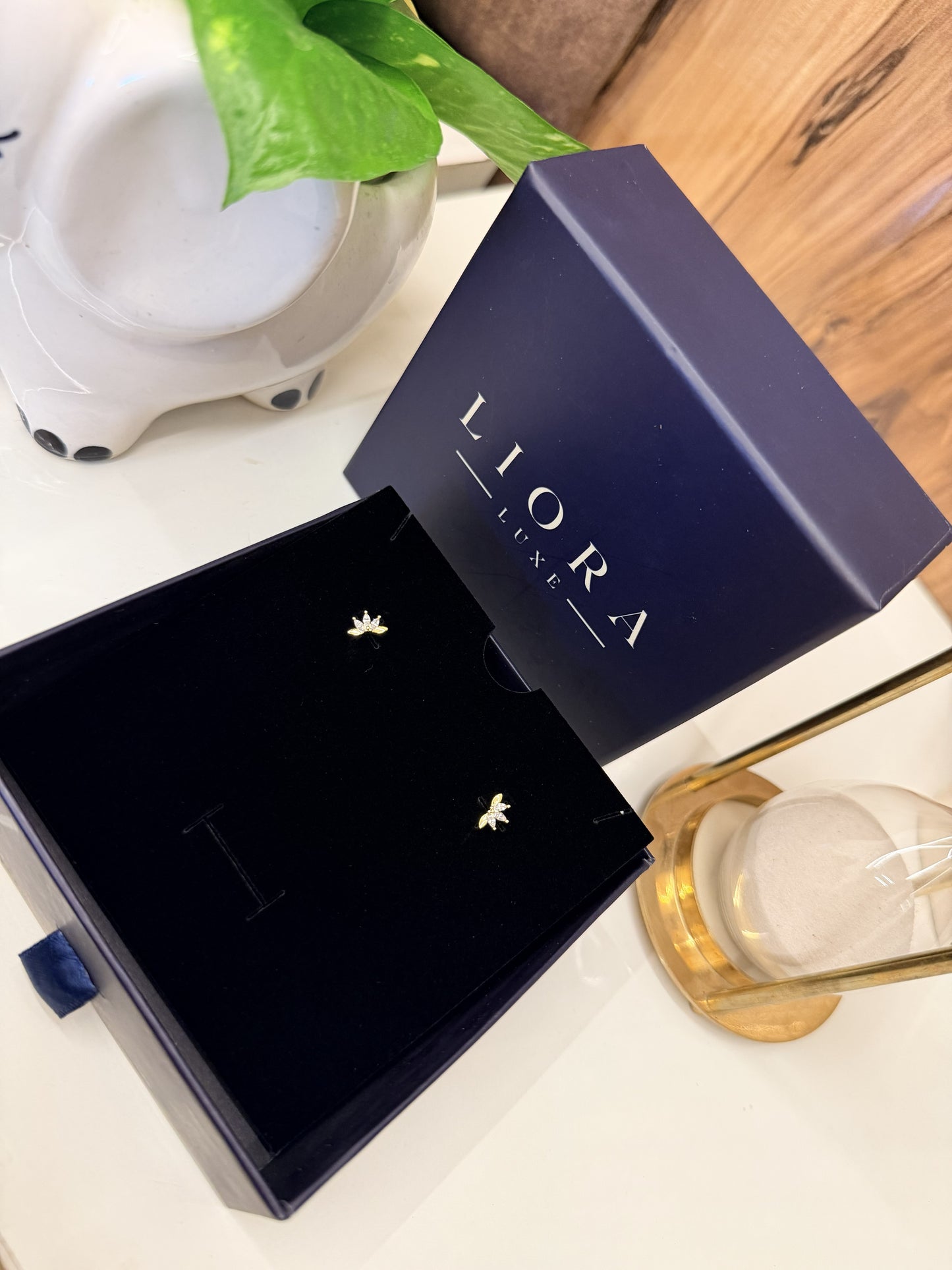 Petite Starburst Second Studs