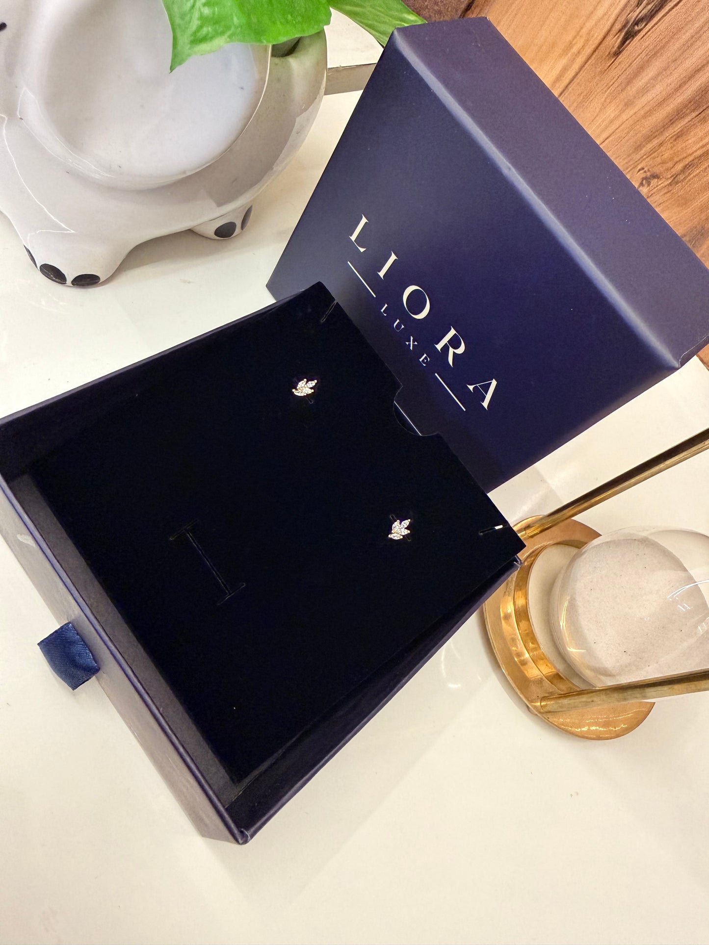 Celestial Vine Crystal Second Studs