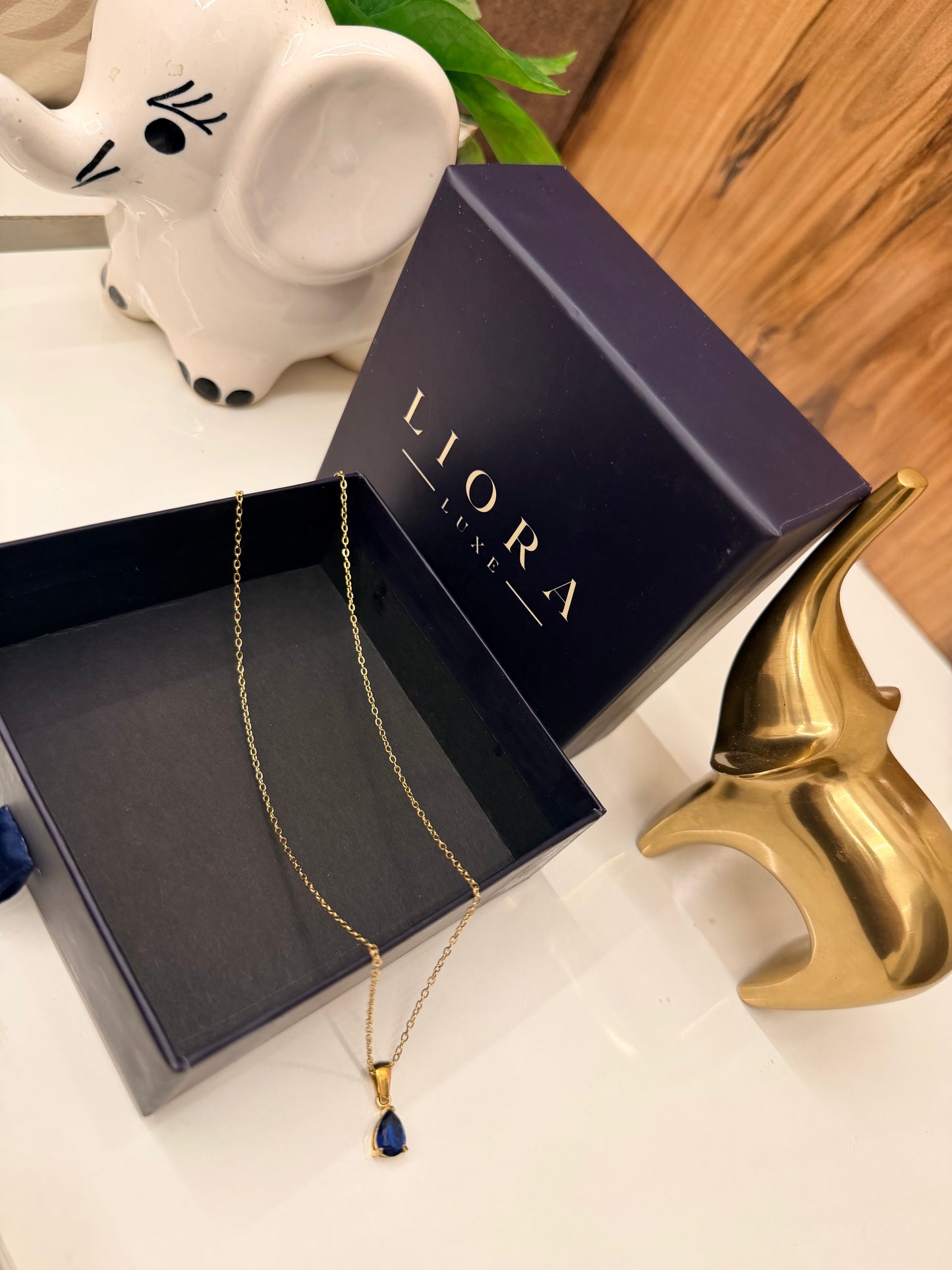 Midnight Tear Pendant