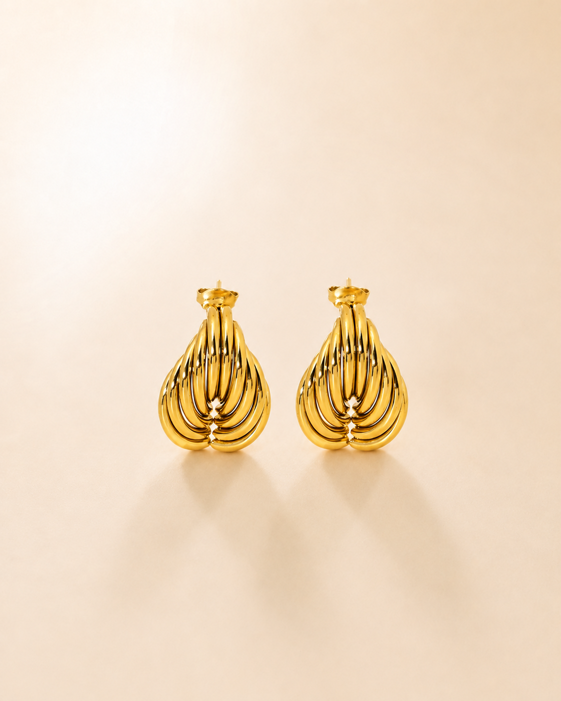The Feathered Drop Earrings