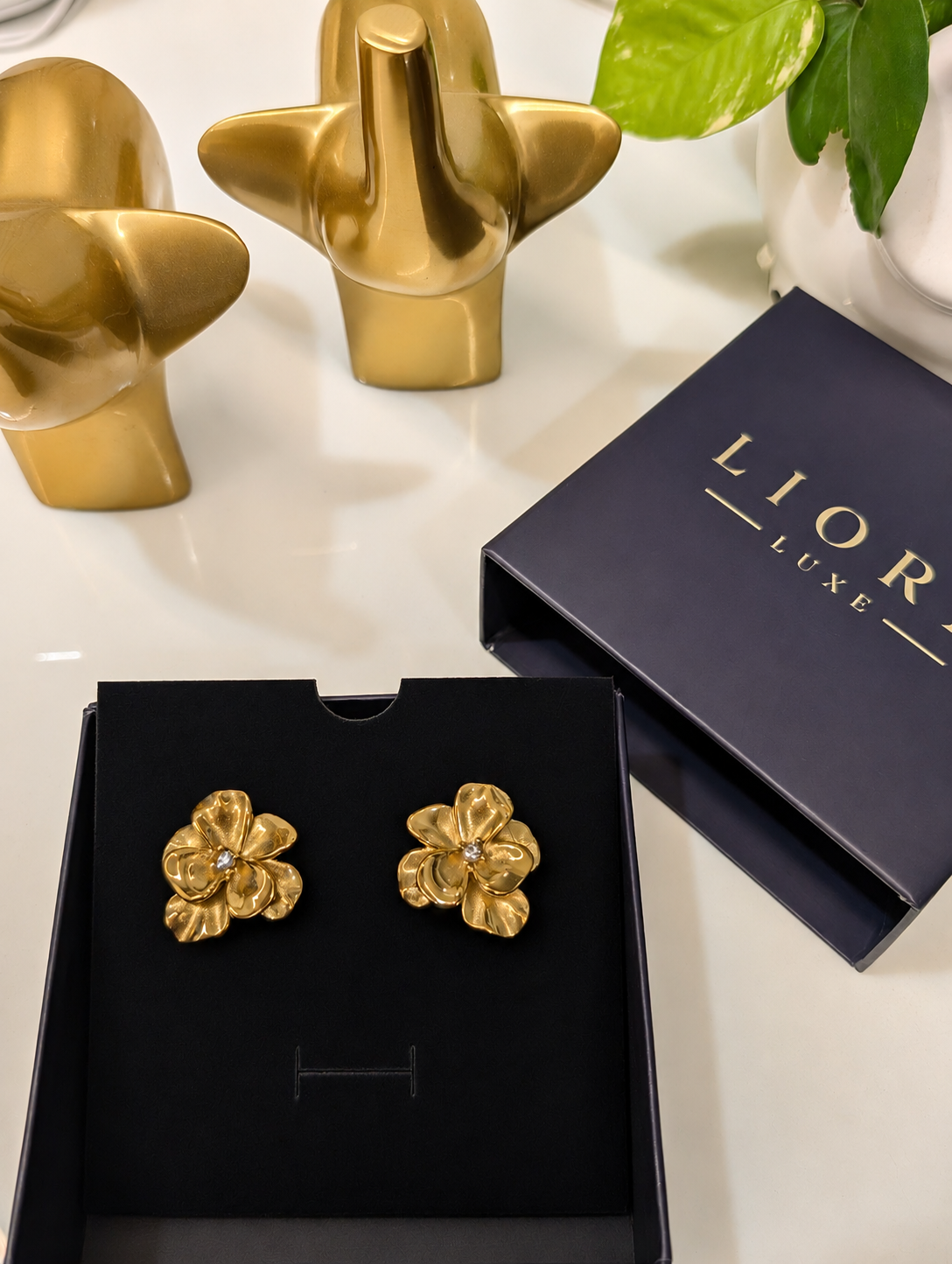 The Velvet Blossom Studs