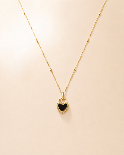 The Noir Heart Necklace