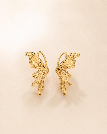 Molten Petal Statement Earring