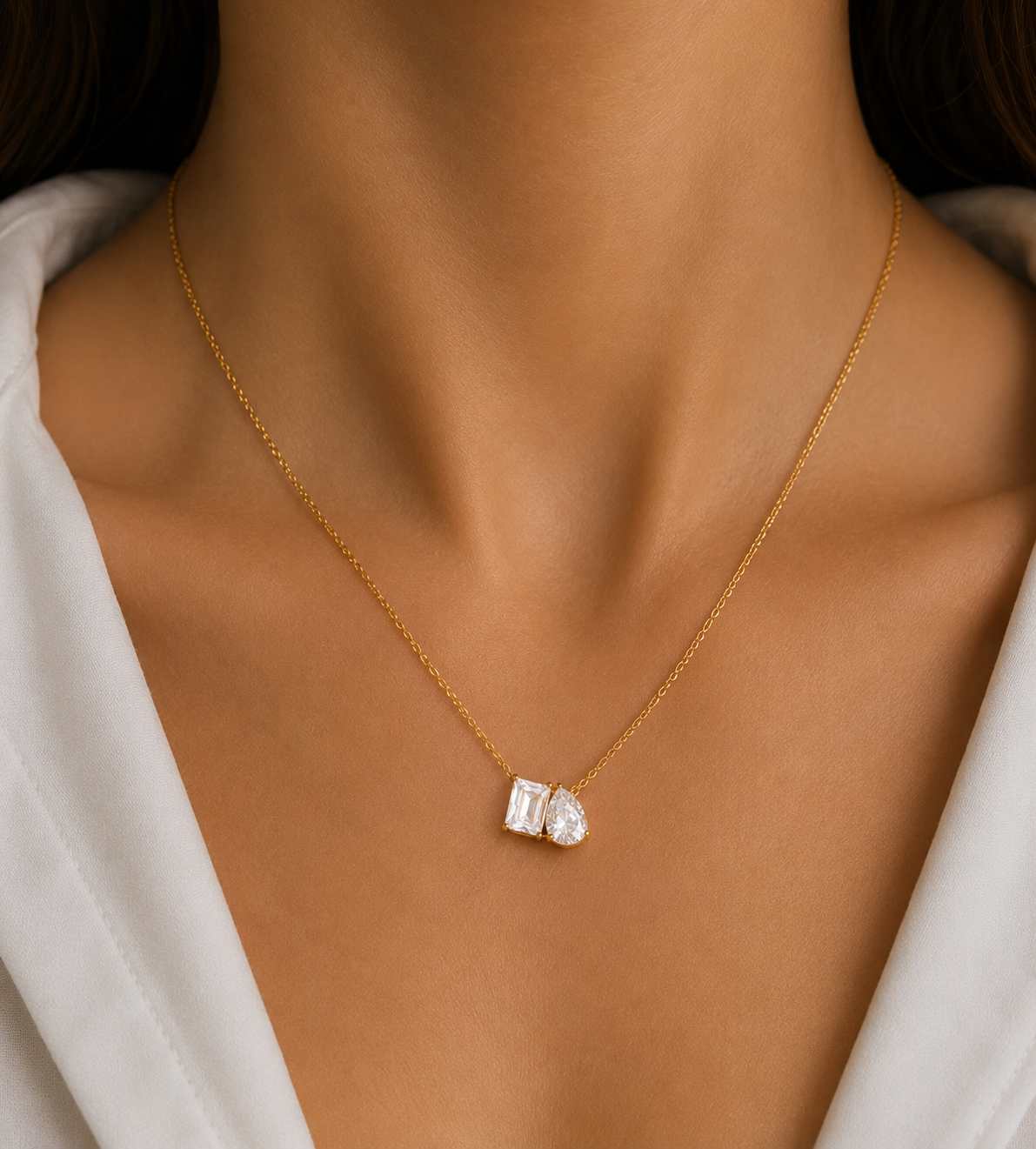 Twin Muse Necklace