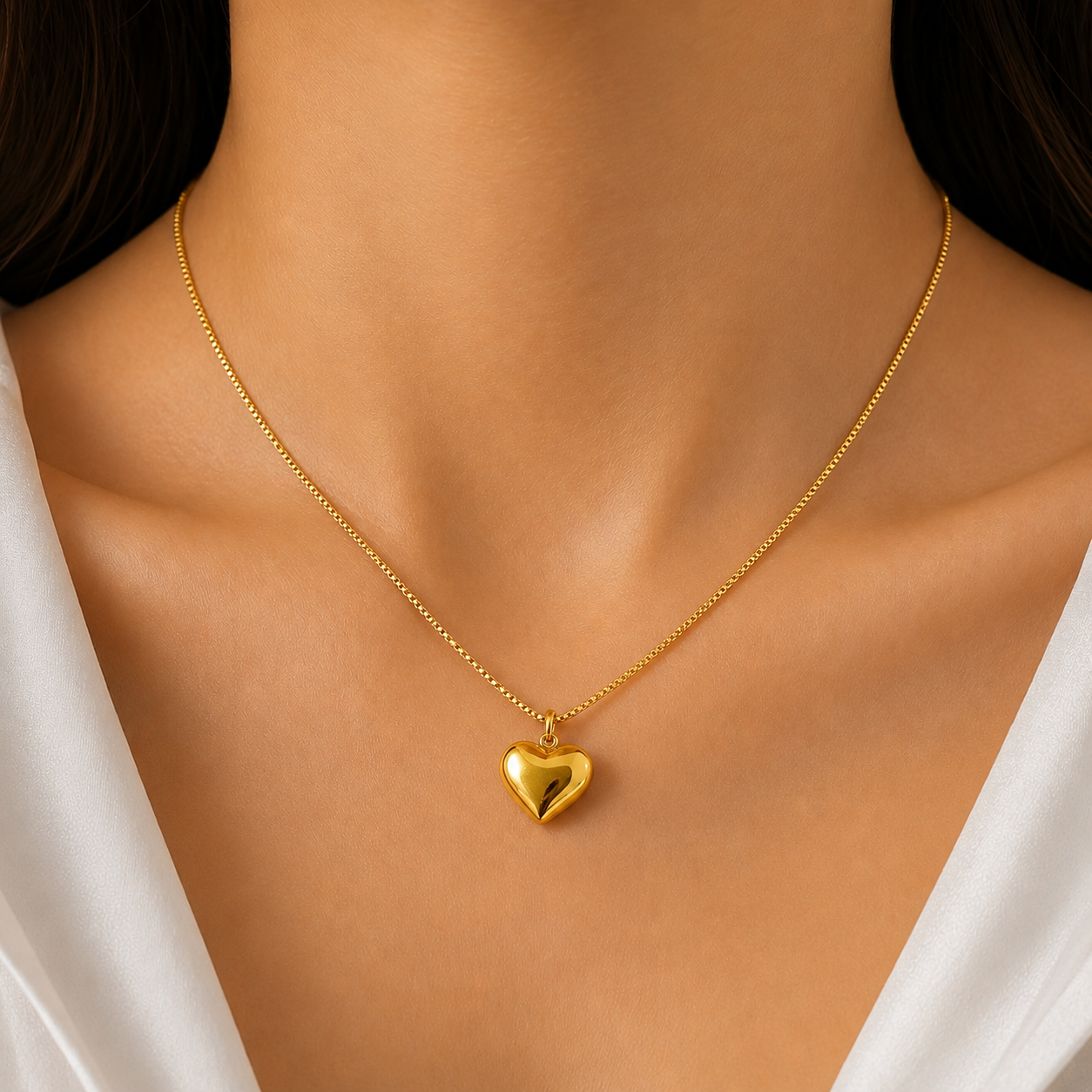 The Puffy Heart Necklace