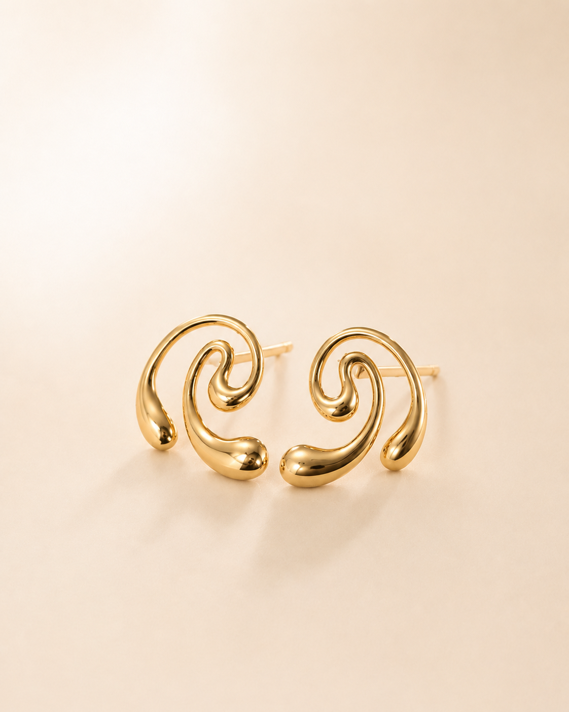 The Swirl Drop Earrings