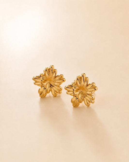 The Golden Bloom Studs