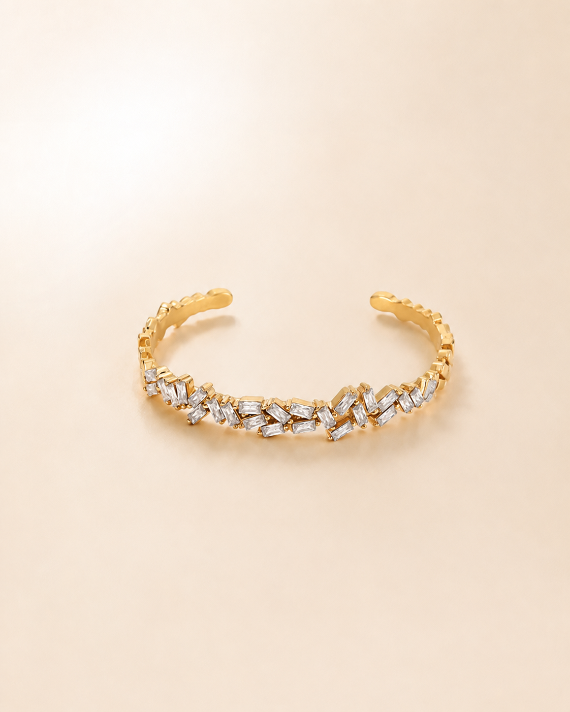 Aurielle Baguette Cuff Bracelet