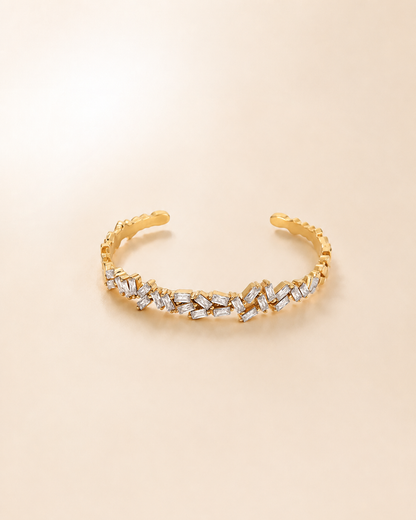 Aurielle Baguette Cuff Bracelet