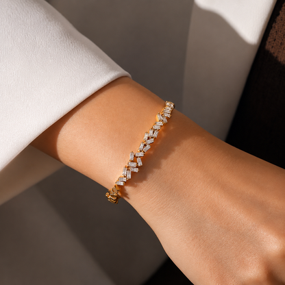 Aurielle Baguette Cuff Bracelet