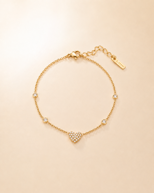Amour Spark Heart Bracelet