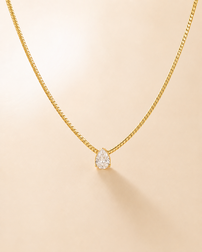 Luxe Teardrop Glow Necklace