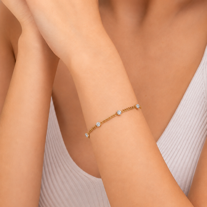 Crystal Chain Bracelet
