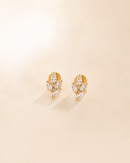 Celestial Vine Crystal Second Studs