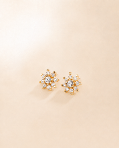 Crystal Blossom Second Studs