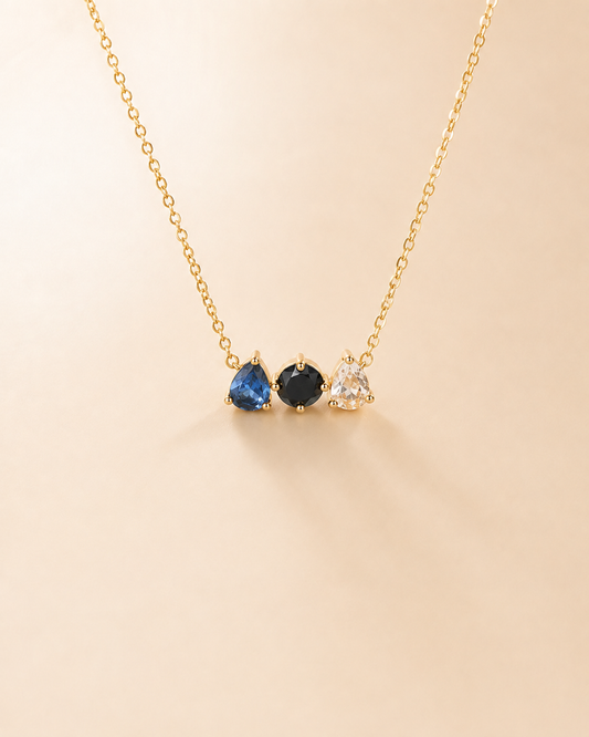 The Aurora Nocturne Trio Necklace