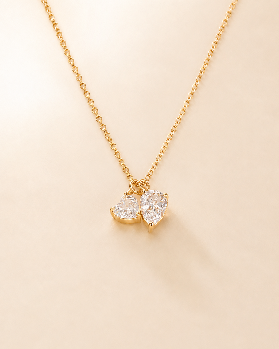 Romantic Crystal Duo Necklace