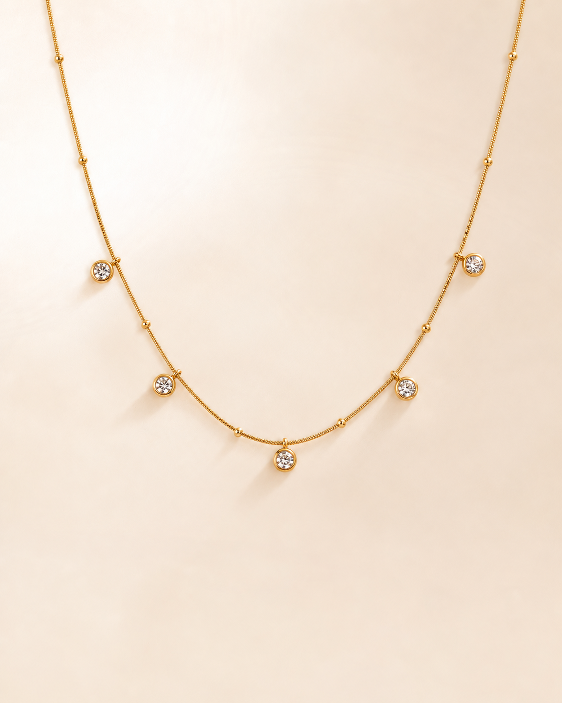 Crystal Station Necklace