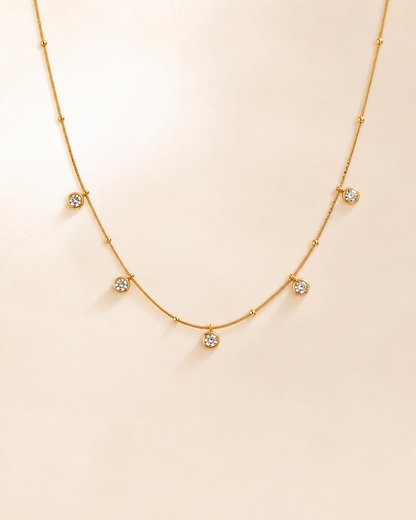 Crystal Station Necklace