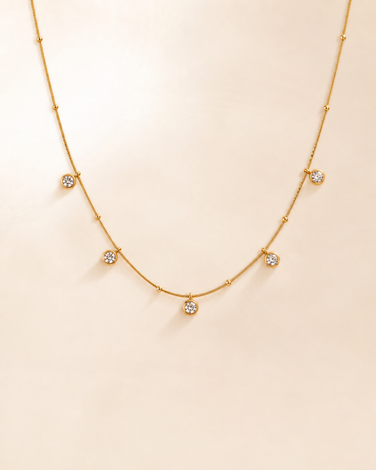 Crystal Station Necklace