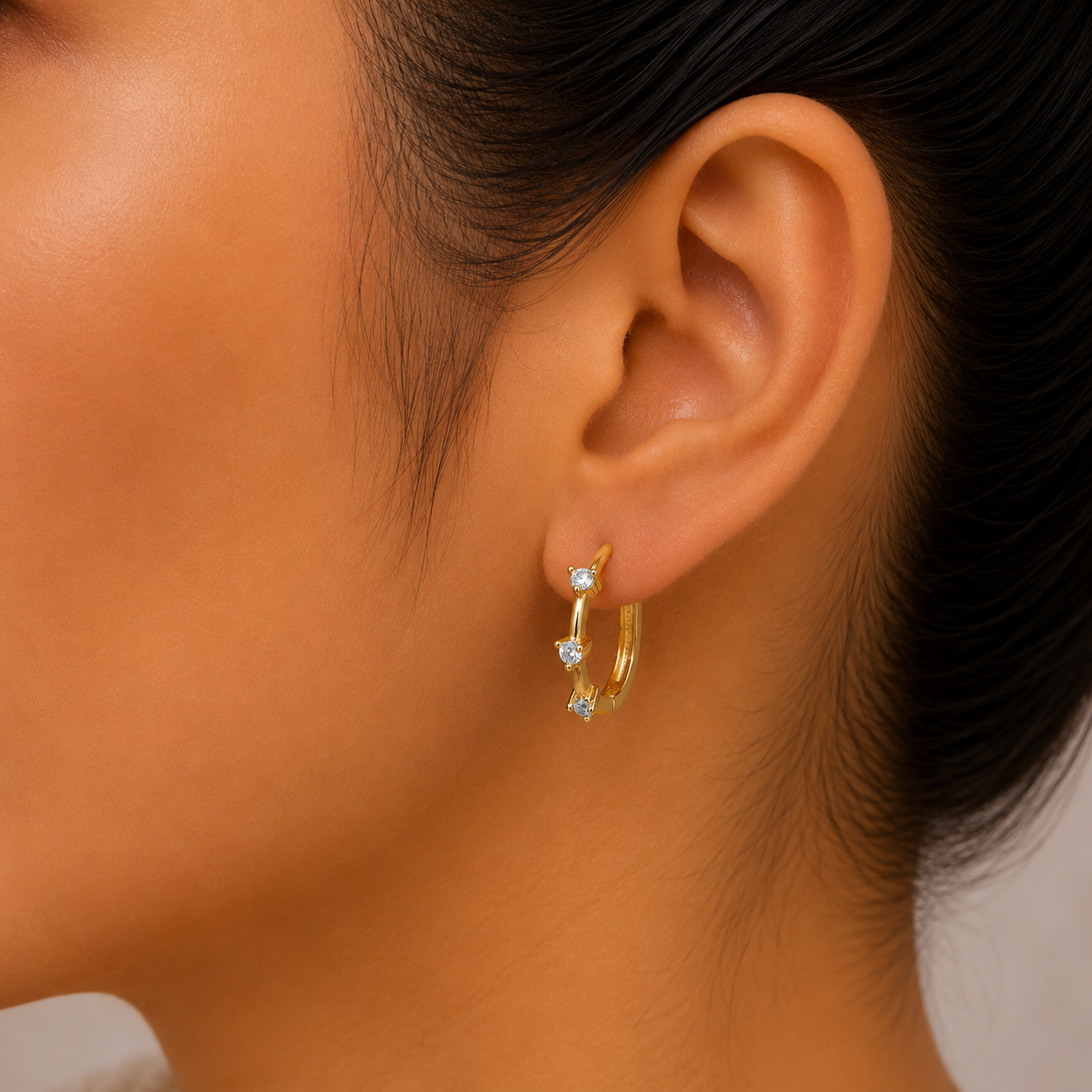 Crystal hoops