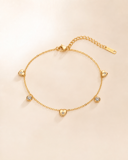 Heartlink Charm Bracelet