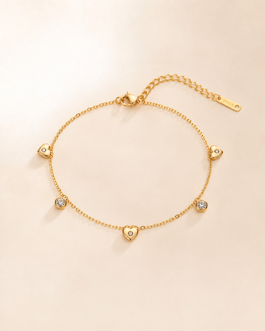 Heartlink Charm Bracelet