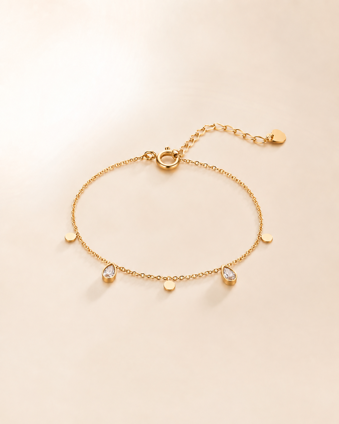 Dewdrop Charm Bracelet