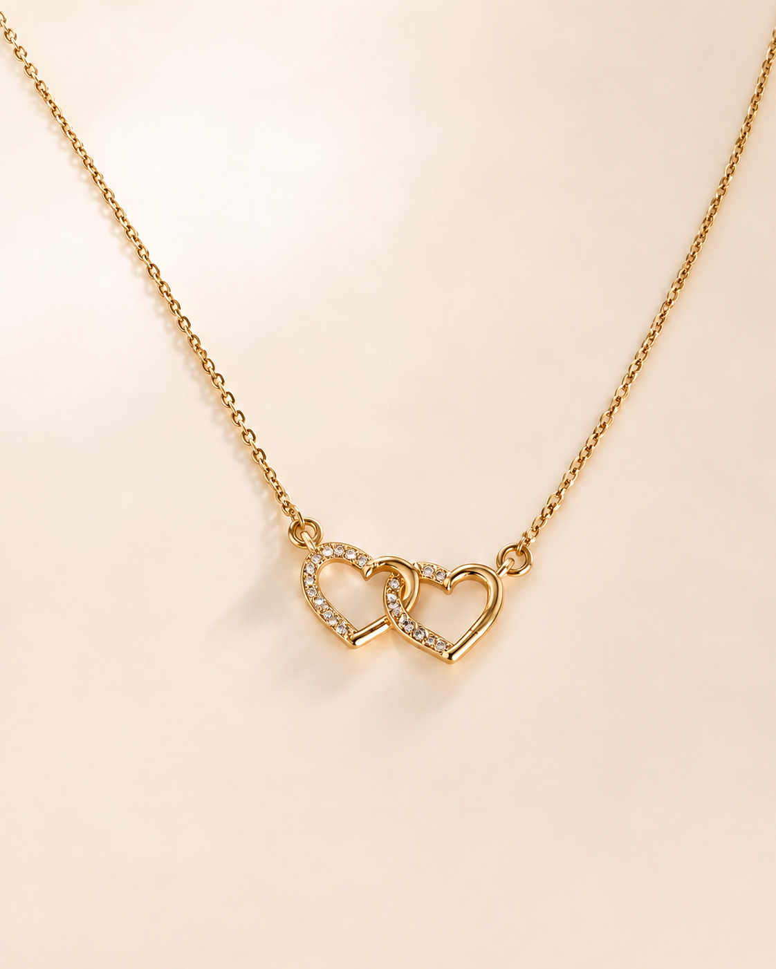 Linked Heart Necklace