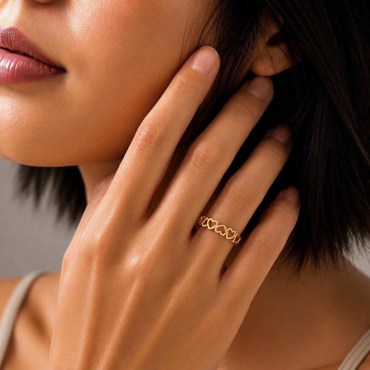 Infinity Heart Ring
