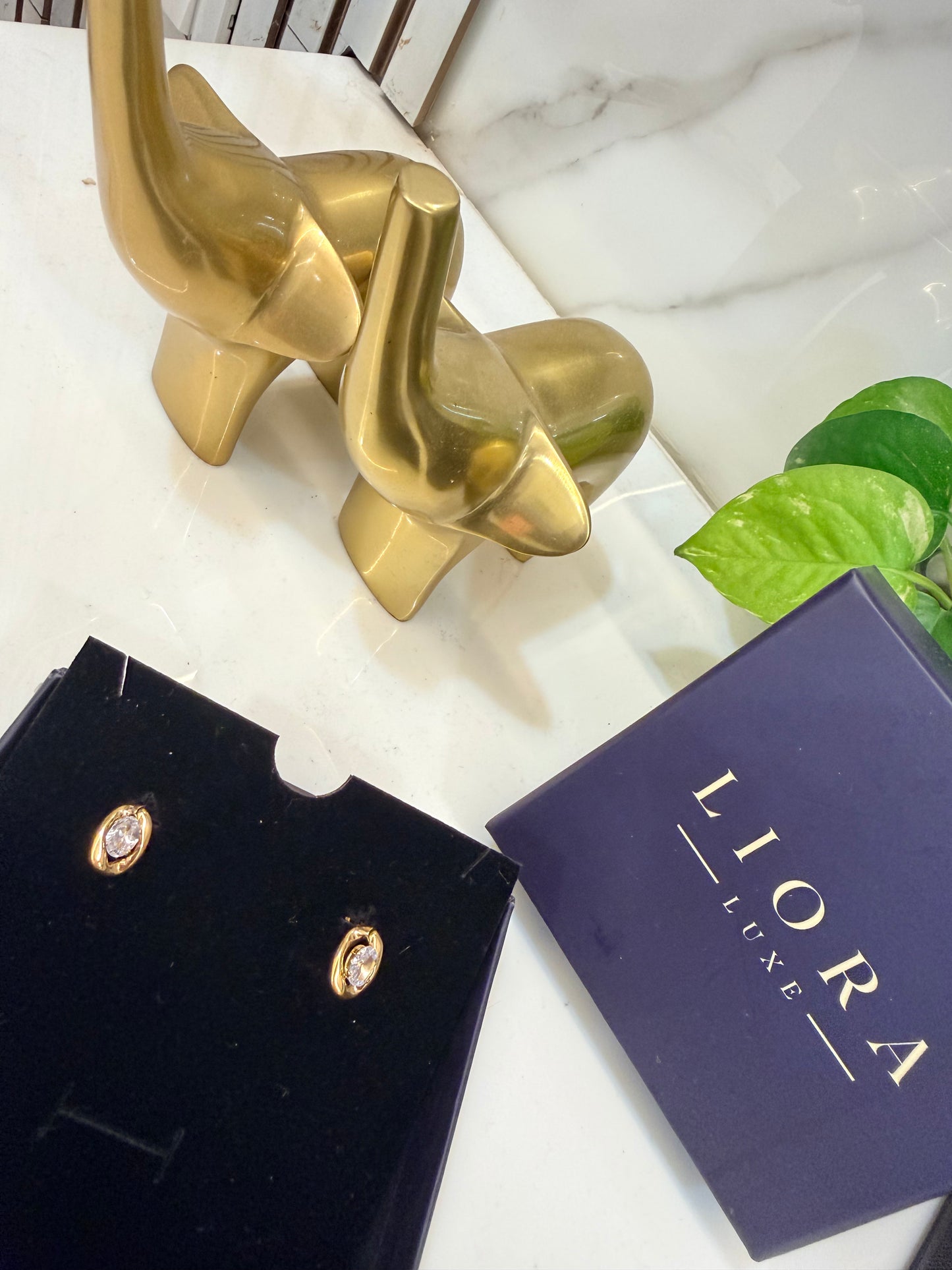The Oval Halo Studs