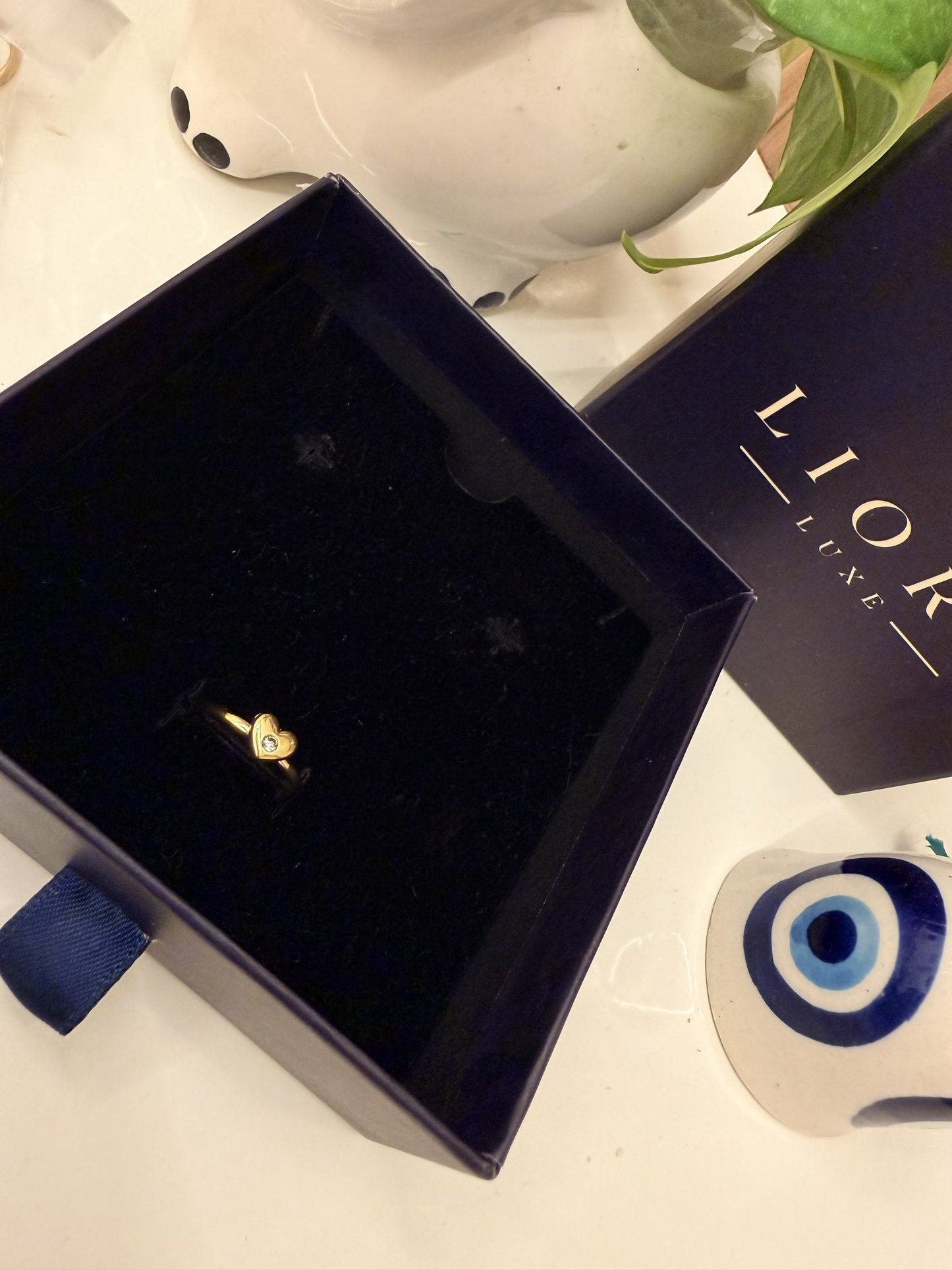 Heart Solitaire Ring