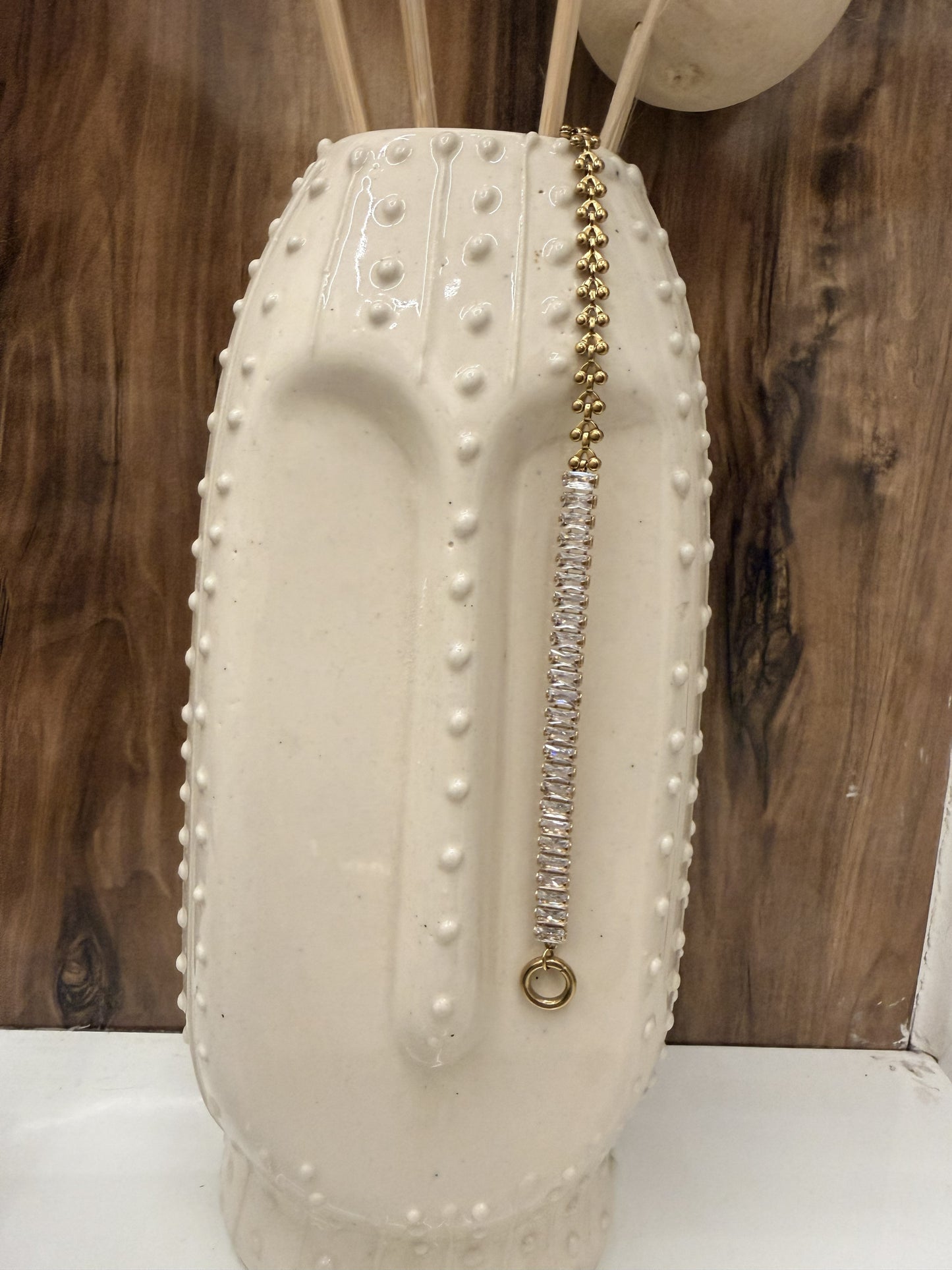 Two-Tone Statement Bracelet