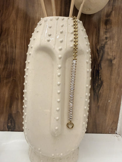 Two-Tone Statement Bracelet