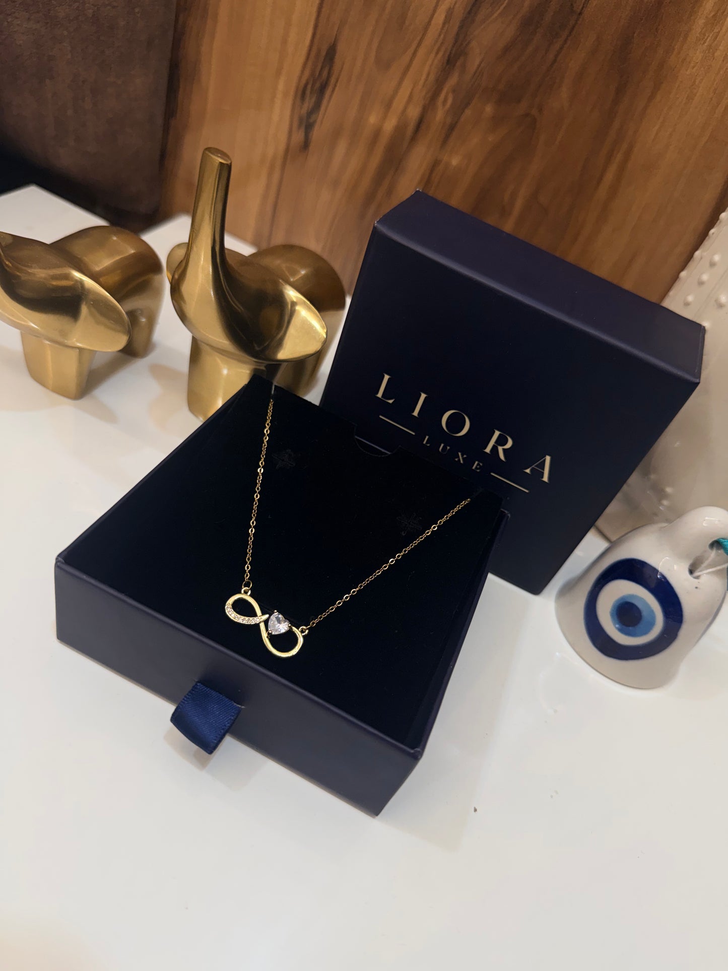 Evermore Infinity Crystal Necklace