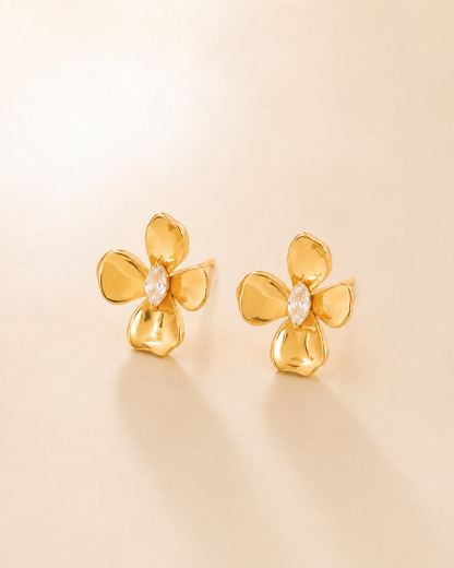 The Bloom Marquise Studs